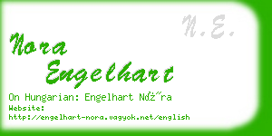 nora engelhart business card